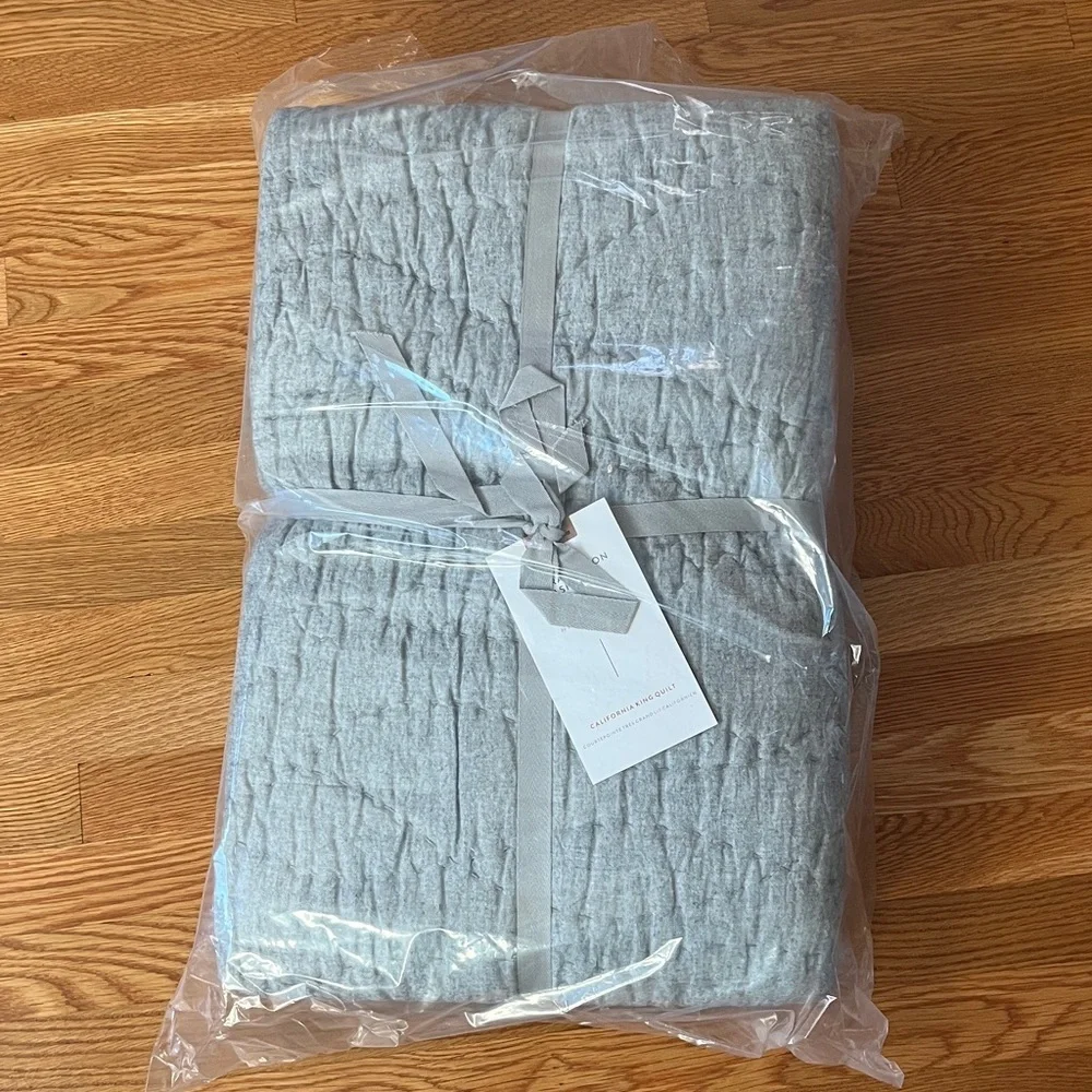 Anthropologie Alora Cotton Cashmere Quilt Size Cal King NIP
